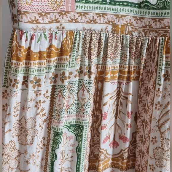 Jaase | Women's Maxi Short Sleeve Dress | Floral print | Ruffle | Size XL - Picture 6 of 10